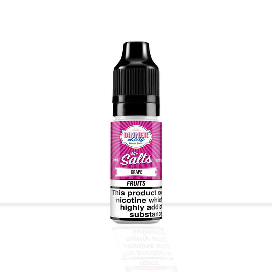 Buy Grape Nic Salt E-Liquid Dinner Lady | Free Shipping - 10mg | 10ml