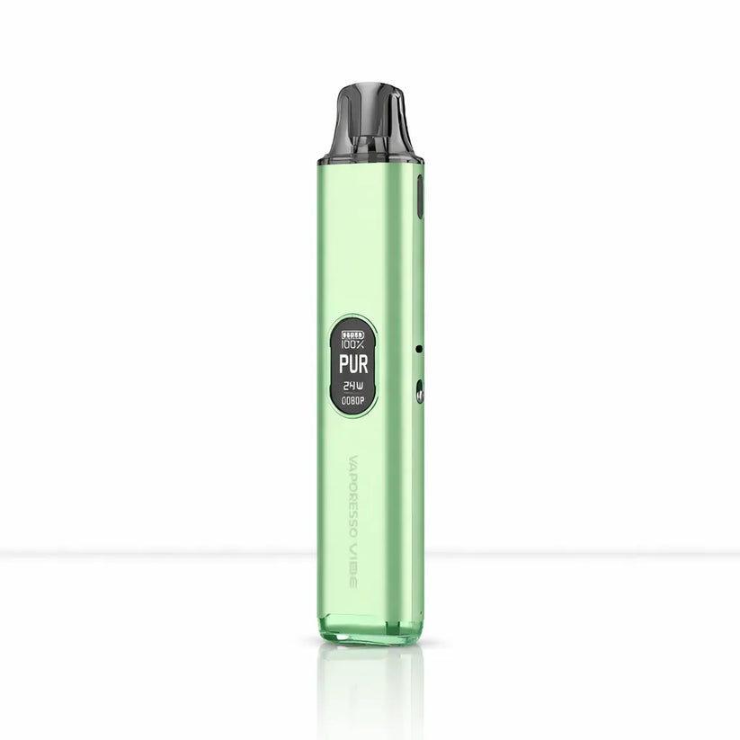 Vaporesso Vibe Pod Vape Kit | Pocket Friendly RTDL | Free Shipping - Turbo Blue-Cherry Pink-Silver-Fresh Green-Black