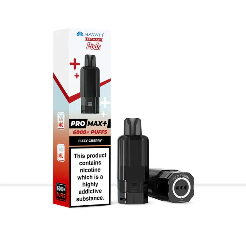 Hayati Pro Max+ Fizzy Cherry Pods | Sweet Sparkling Vape - Default Title