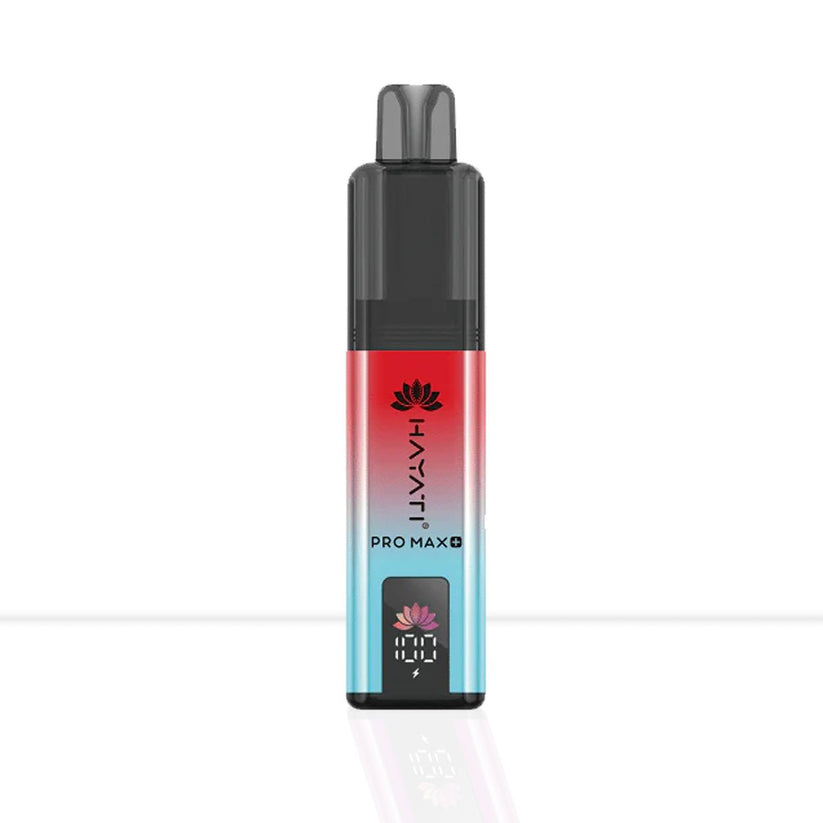 Hayati Pro Max + Pod Vape Kit | Refillable 6000 Puff Vape | TPD - Blue Razz GB-Blue Sour Raspberry-Ice Pop-Fizzy Cherry-Fresh Mint