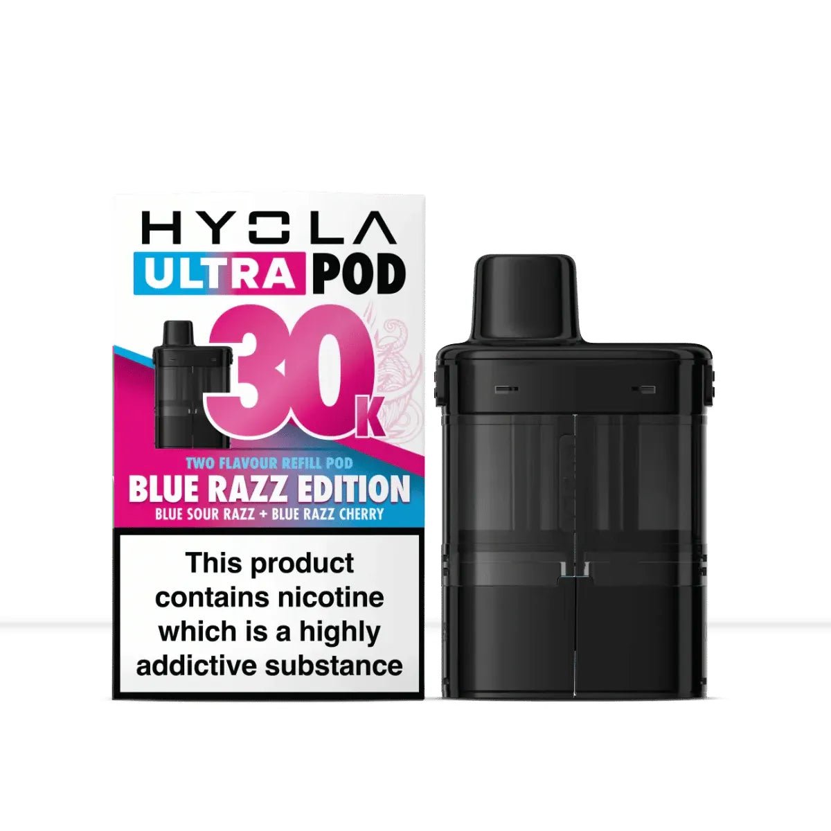 Hyola Ultra 30K Blue Razz Edition Prefilled Vape Pods - Hyola Ultra 30K Blue Razz Edition Prefilled Vape Pods