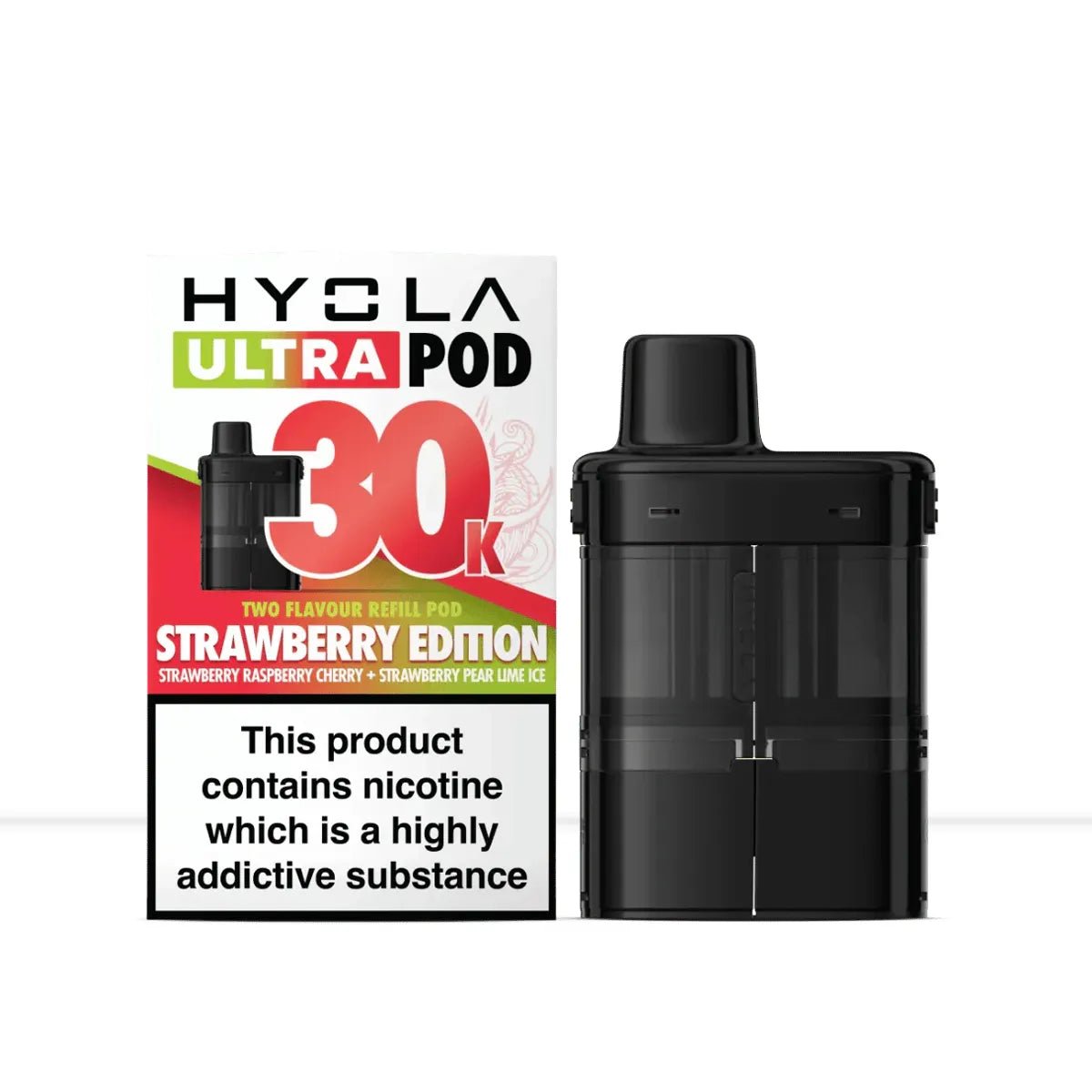 Hyola Ultra 30K Strawberry Edition Prefilled Vape Pods - Hyola Ultra 30K Strawberry Edition Prefilled Vape Pods