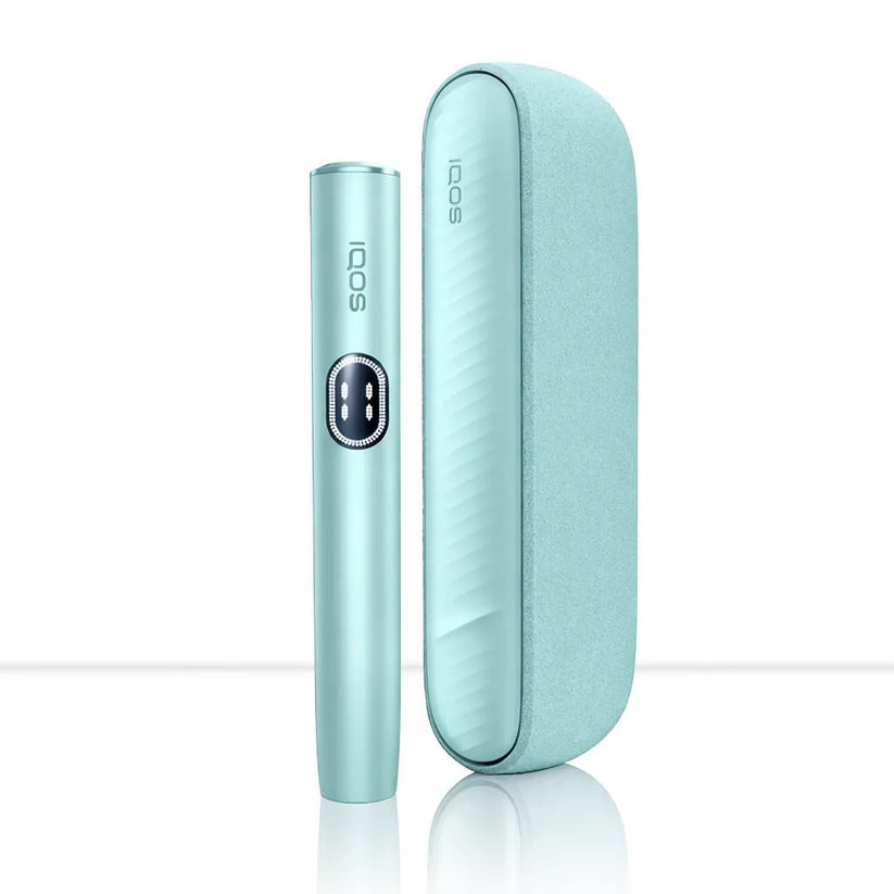 IQOS ILUMA i Starter Kit UK | SMARTCORE Induction Device - Midnight Black-Breeze Blue