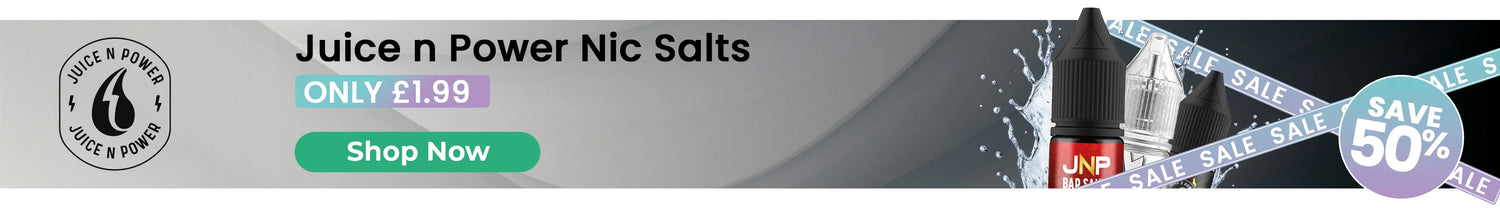 JNP Nic Salts Promotional banner