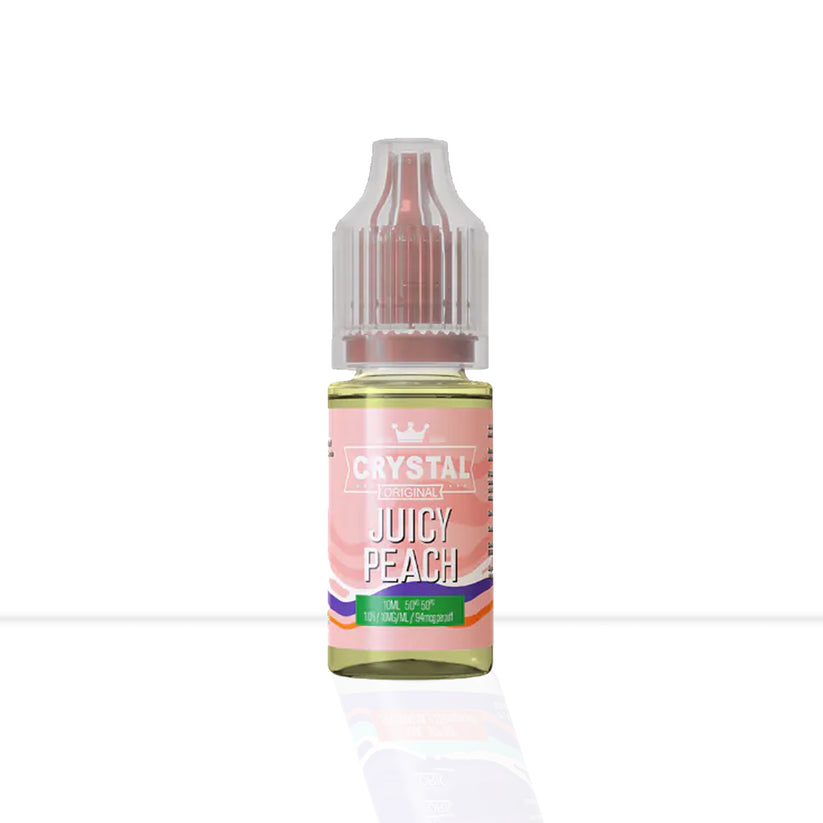 Juicy Peach Nic Salt E-Liquid SKE Crystal | Free Shipping - 10ml | 10mg-10ml | 20mg