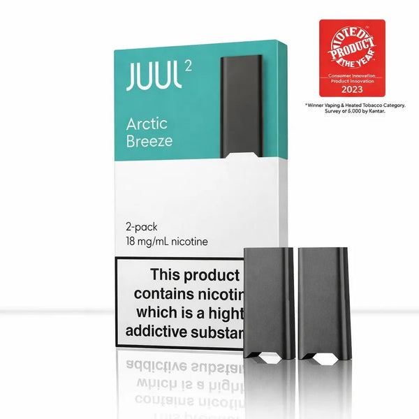 JUUL2 Arctic Breeze Vape Pods (18mg) | Pack of 2 | Free Shipping JUUL2 Arctic Breeze Vape Pods (18mg) | Pack of 2 | Free Shipping