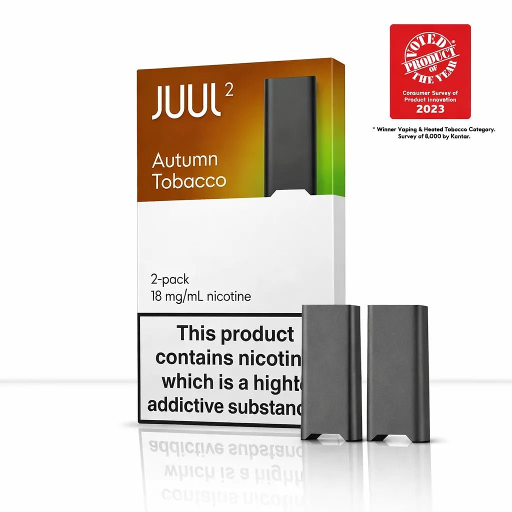 JUUL2 Autumn Tobacco Prefilled Vape Pods - JUUL2 Autumn Tobacco Prefilled Vape Pods