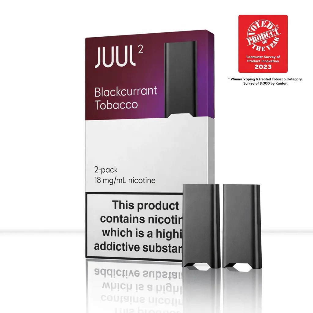 JUUL2 Blackcurrant Tobacco Prefilled Vape Pods - JUUL2 Blackcurrant Tobacco Prefilled Vape Pods