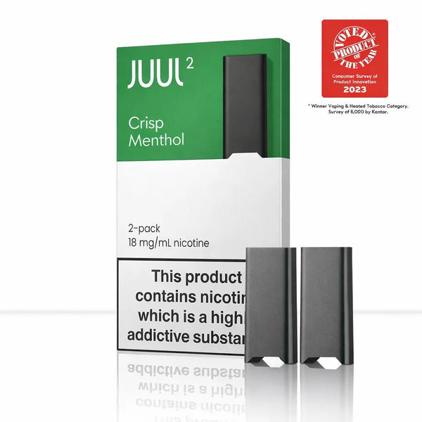 JUUL2 Crisp Menthol Pods 18mg (pack of 2) | Free Shipping JUUL2 Crisp Menthol Pods 18mg (pack of 2) | Free Shipping