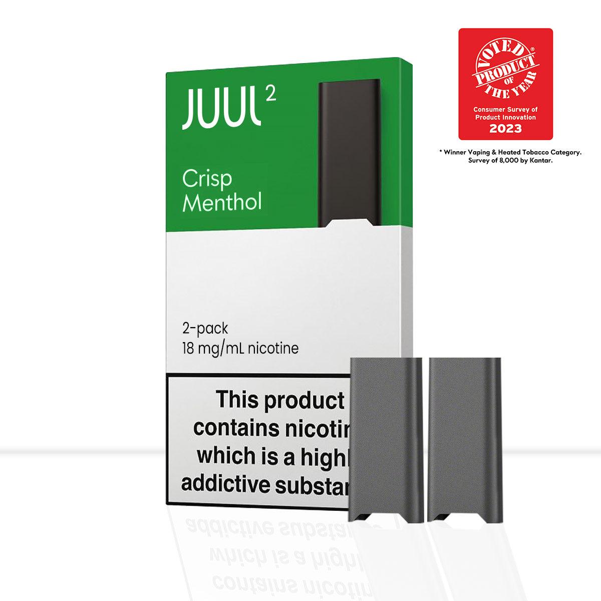 Juul2 Crisp Menthol Vape Pods - Juul2 Crisp Menthol Vape Pods - Pod & Refills