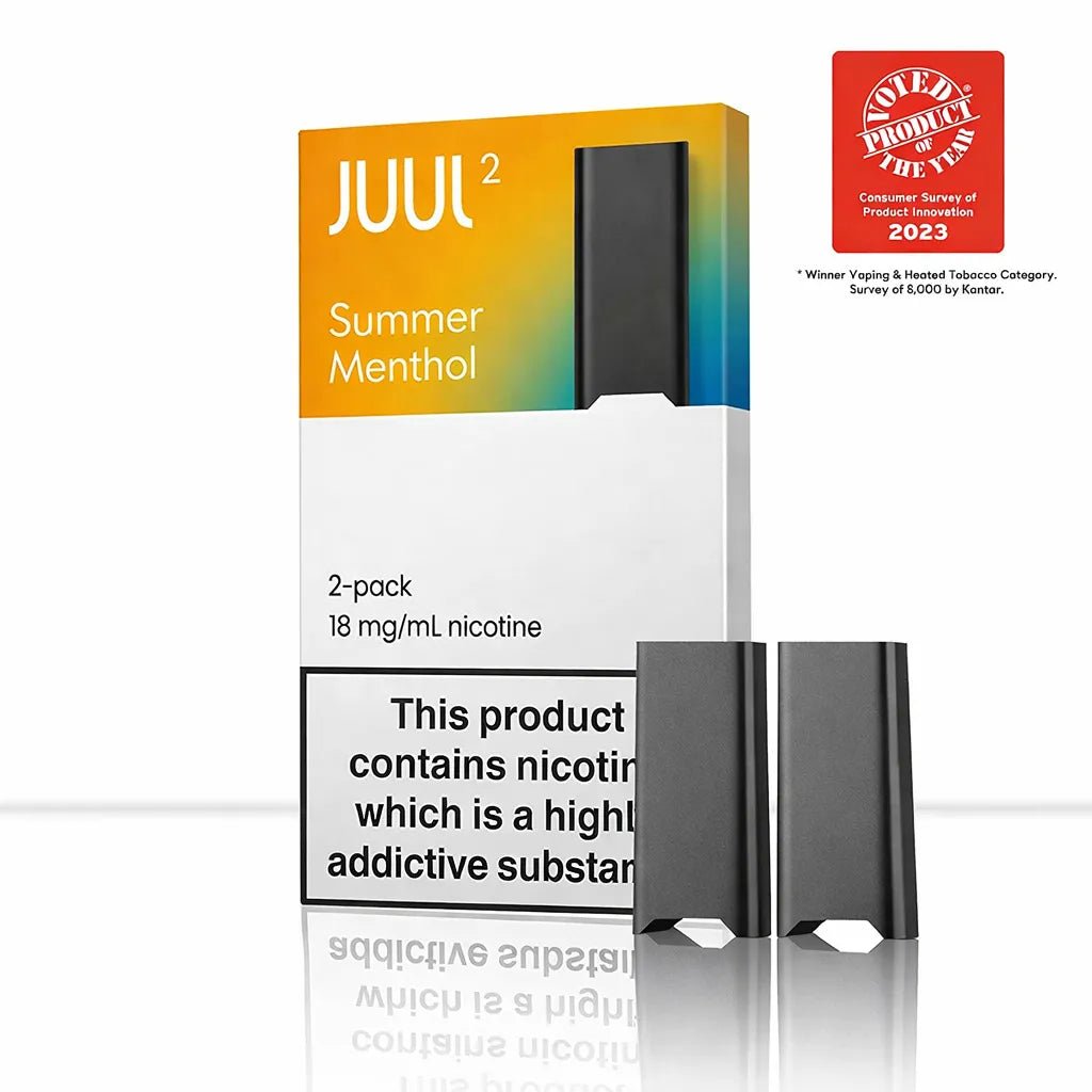 JUUL2 Summer Menthol Prefilled Vape Pods - JUUL2 Summer Menthol Prefilled Vape Pods