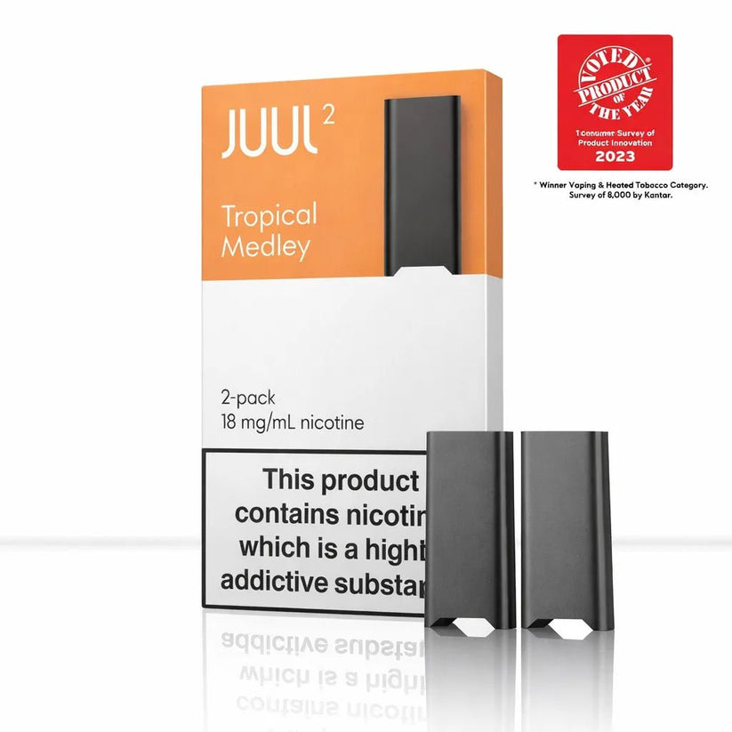 how much is a pack of two juul pods JUUL Pods 5% Nicotine 2-Pack & Display of 8 main image 0