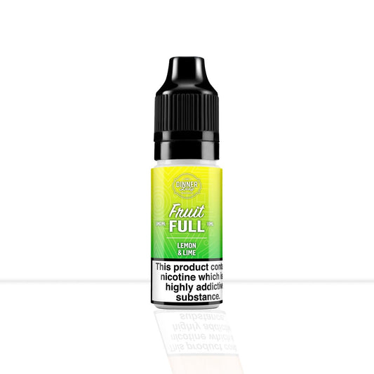 Lemon & Lime Nic Salt E-Liquid Dinner Lady Fruit Full Bar Salts | Free Shipping - 10ml | 10mg