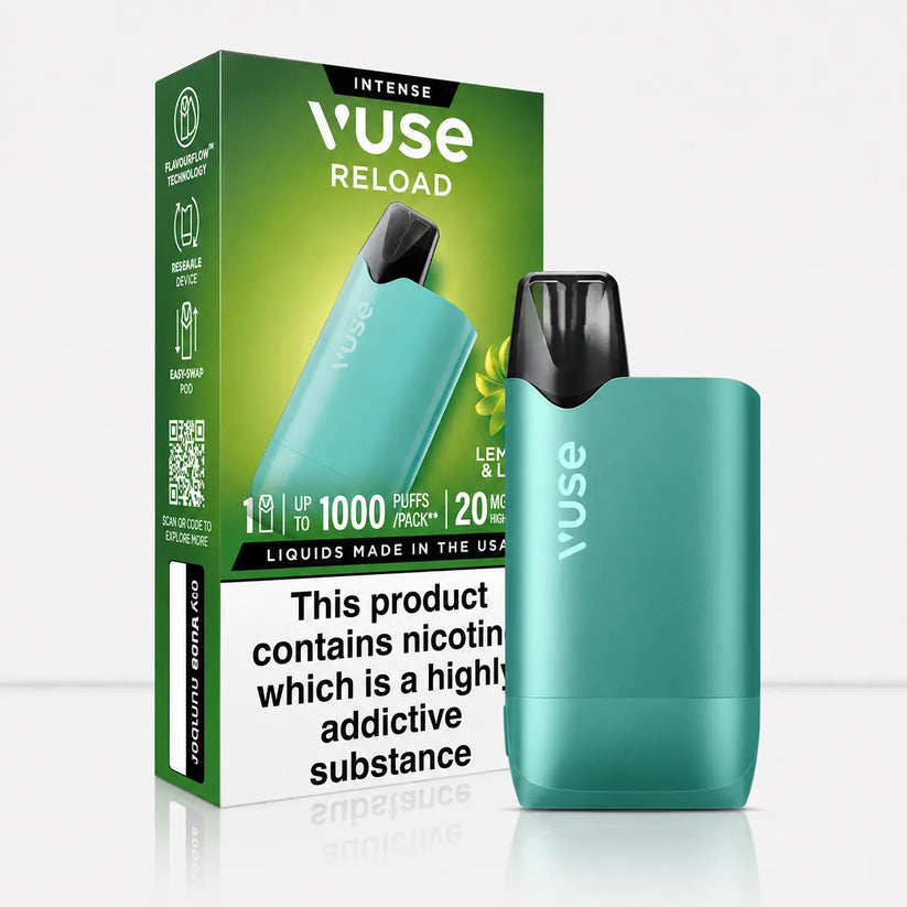 Vuse Go Reload 1000 Pod Kit | USB-C Fast Charge | Next Day UK - Mint Ice-Blueberry Ice-Strawberry Ice-Watermelon Ice-Lemon Lime