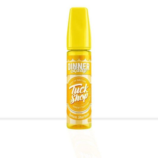 Buy Lemon Sherbets Shortfill E-Liquid Dinner Lady | Free Shipping - 50ml | 0mg
