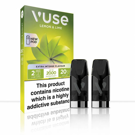 Vuse Lemon Lime Extra Intense Pods | 2 Pack for Vuse Kits - 20mg