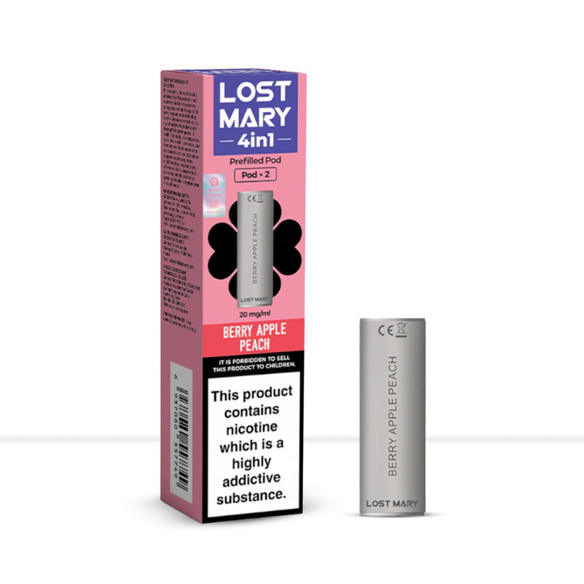 Buy Lost Mary 4in1 Berry Apple Peach Pods | Free Shipping - Default Title