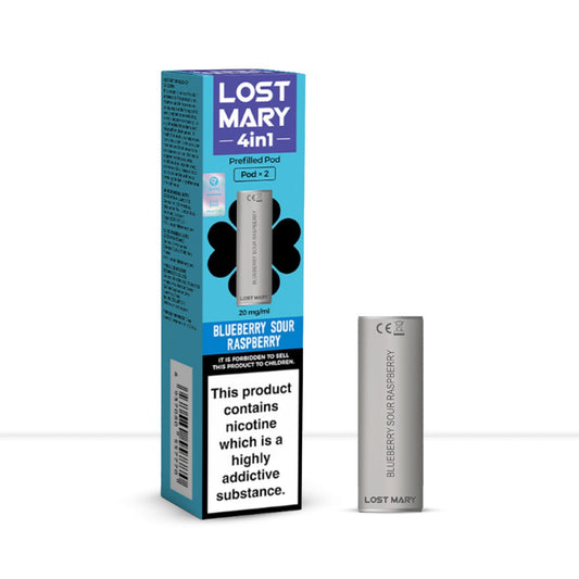 Buy Lost Mary 4in1 Blueberry Sour Raspberry Pods | Free Shipping