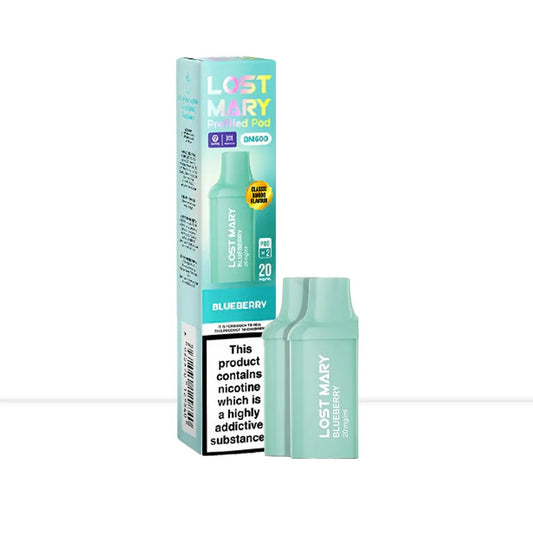 Lost Mary BM600 Blueberry Pods | Smooth All-Day Berry Vape