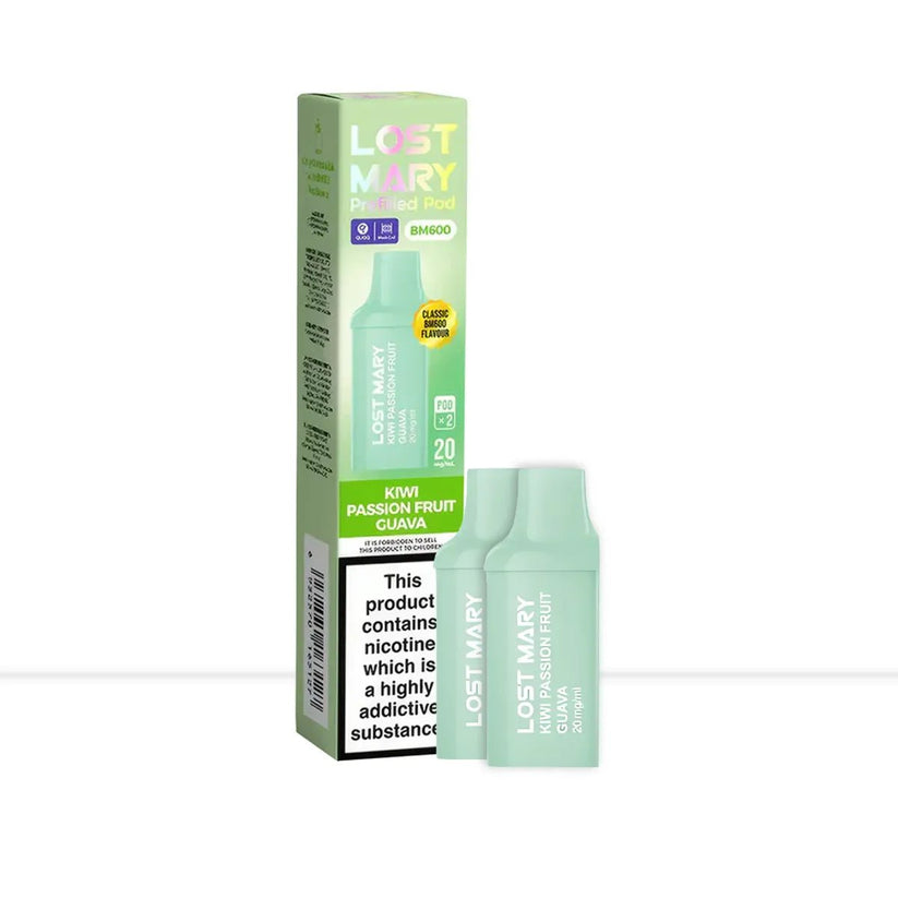 Lost Mary BM600 Kiwi Passionfruit Guava Prefilled Vape Pods | Free Shipping - Default Title