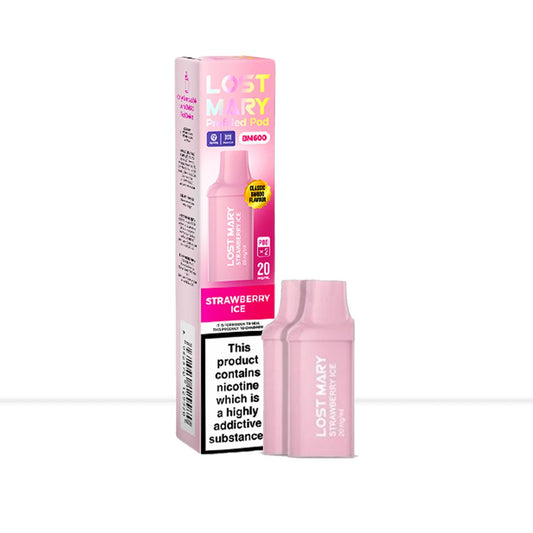 Lost Mary BM600 Prefilled Pods Strawberry Ice | Free Shipping