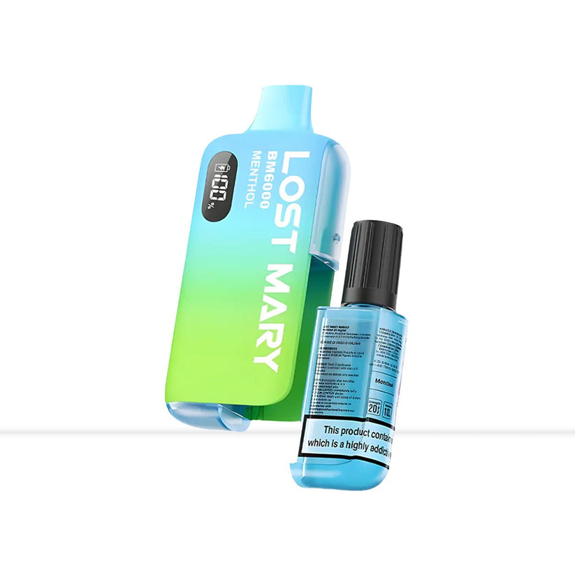 Lost Mary BM6000 Prefilled Pod Kit | TPD-Compliant UK - Pineapple Ice-Blueberry-Blueberry Sour Raspberry-Menthol-Cola