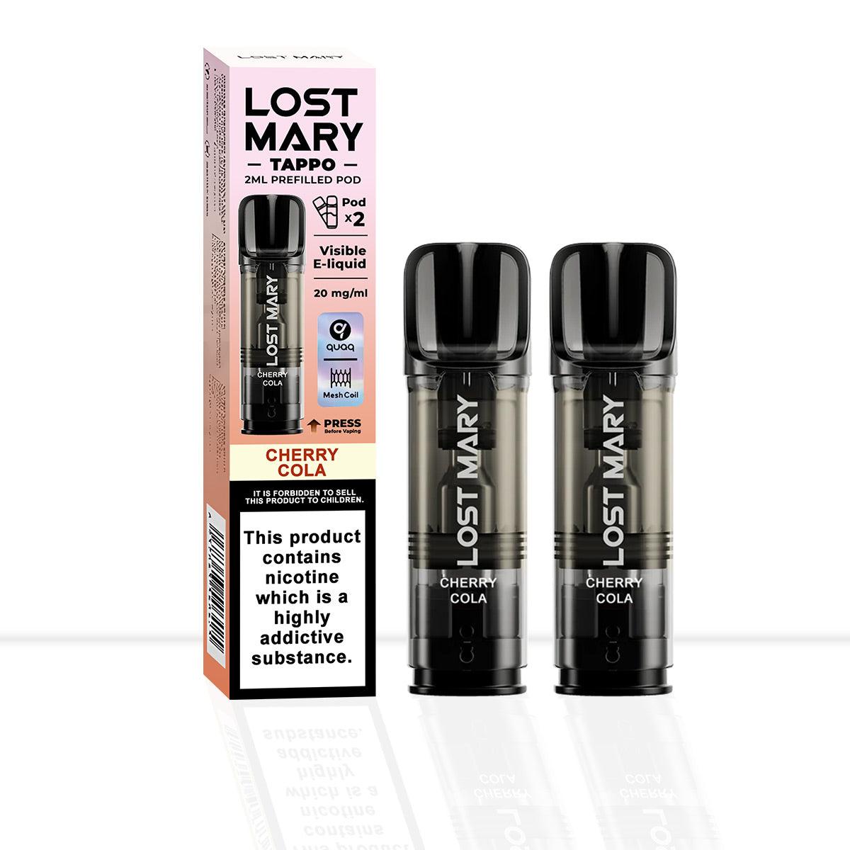 Lost Mary Tappo Cherry Cola Vape Pods - Lost Mary Tappo Cherry Cola Vape Pods - Pod & Refills