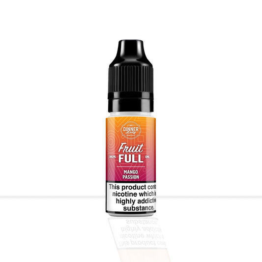 Mango Passion Nic Salt E-Liquid Dinner Lady Fruit Full Bar Salts | Free Shipping - 10ml | 10mg