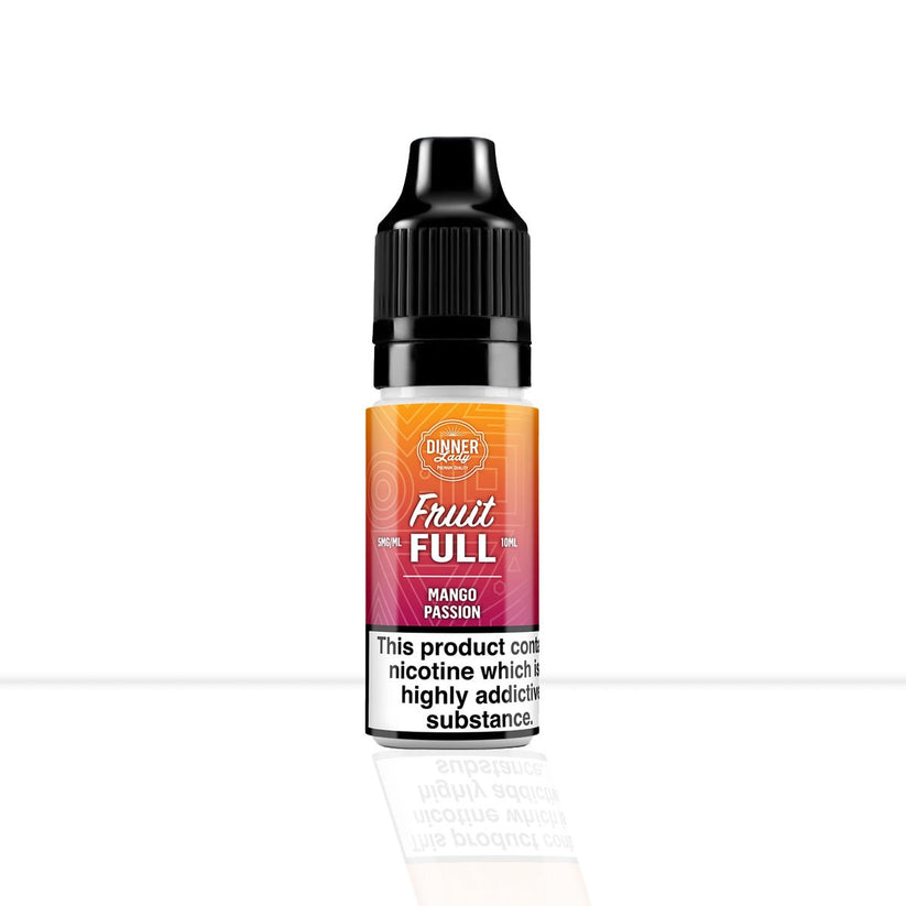Mango Passion Nic Salt E-Liquid Dinner Lady Fruit Full Bar Salts | Free Shipping - 10ml | 10mg-10ml | 20mg