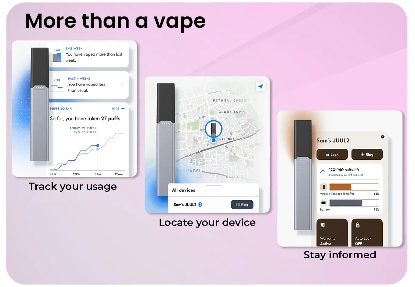 JUUL2 experience graphic