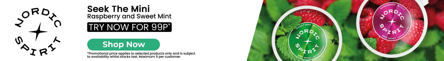 nordic pouches Promotional banner