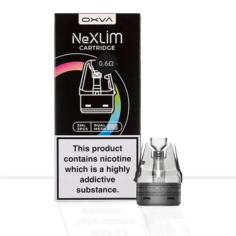 Oxva NeXlim Replacement Pod Cartridges 3 Pack | Free Shipping - 0.6 Ohm