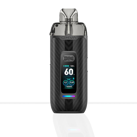 Oxva VPrime Pod Vape | Compact, Refillable, Adjustable Airflow - Black Carbon
