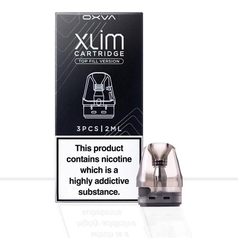 Buy Oxva Xlim Top Fill Cartridge 3 Pack | Free Shipping - V3 - 0.6 Ohm-V3 - 0.8 Ohm-V2 - 0.6 Ohm-V2 - 0.8 Ohm