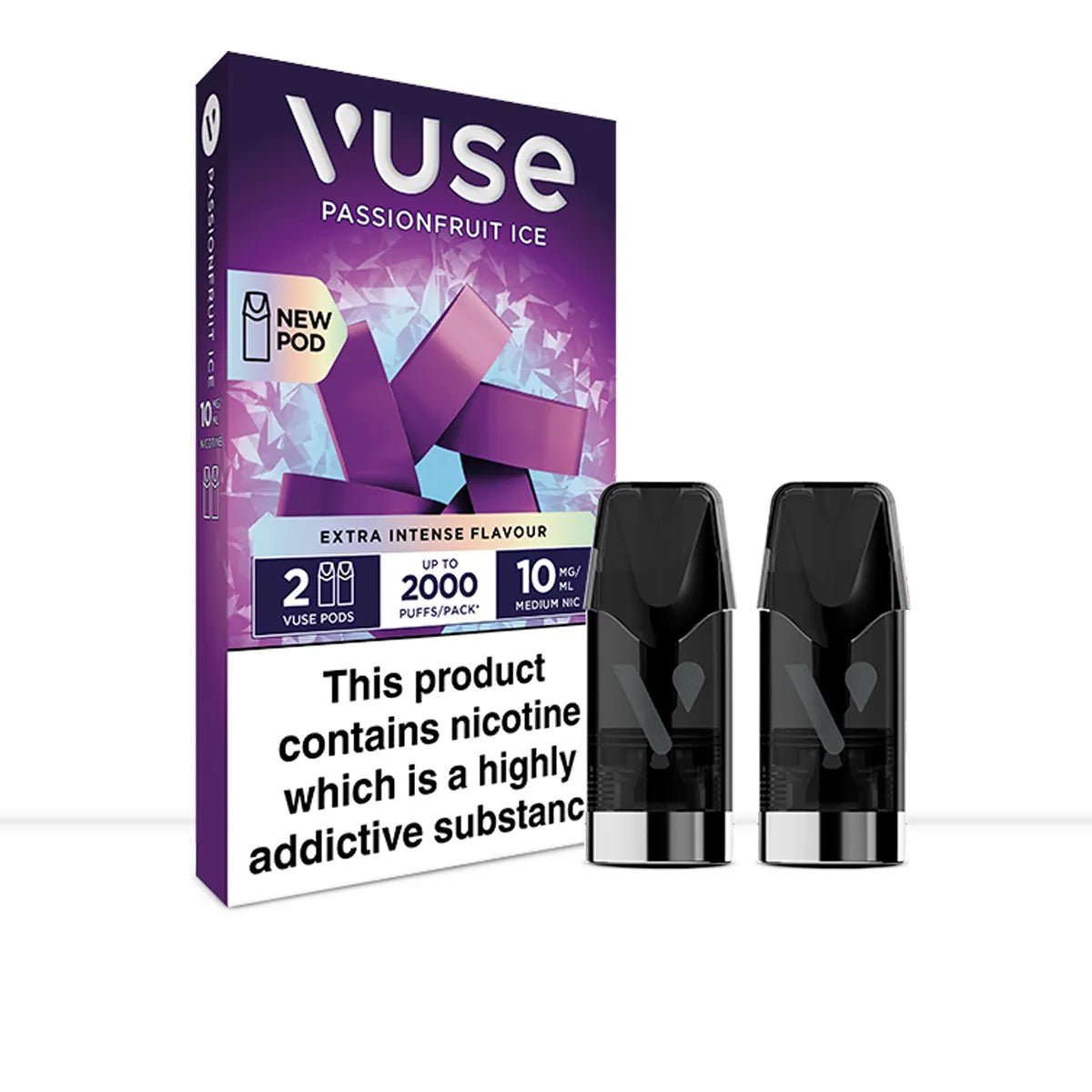 Passionfruit Ice Vuse Extra Intense Vape Pods - Passionfruit Ice Vuse Extra Intense Vape Pods