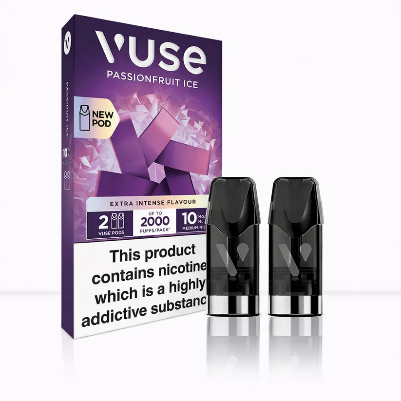 Vuse Passionfruit Ice Extra Intense Pods (2 Pack) | 10mg, 20mg - 20mg-10mg