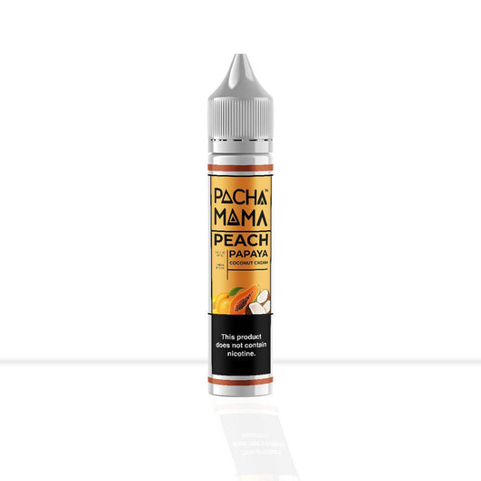 Buy Peach Papaya Coconut Cream Shortfill E-Liquid Pacha Mama | Free Shipping - 50ml | 0mg