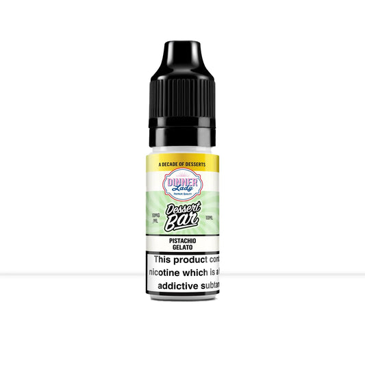 Dinner Lady Dessert Bar Pistachio Gelato Nic Salt | Free Shipping - 10ml | 5mg-10ml | 10mg-10ml | 20mg