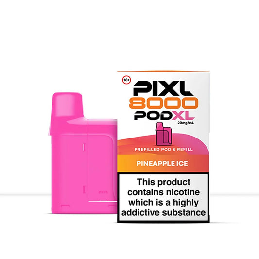 PIXL 8000 Pod XL Pineapple Ice Prefilled Vape Pod Refills | Free Shipping