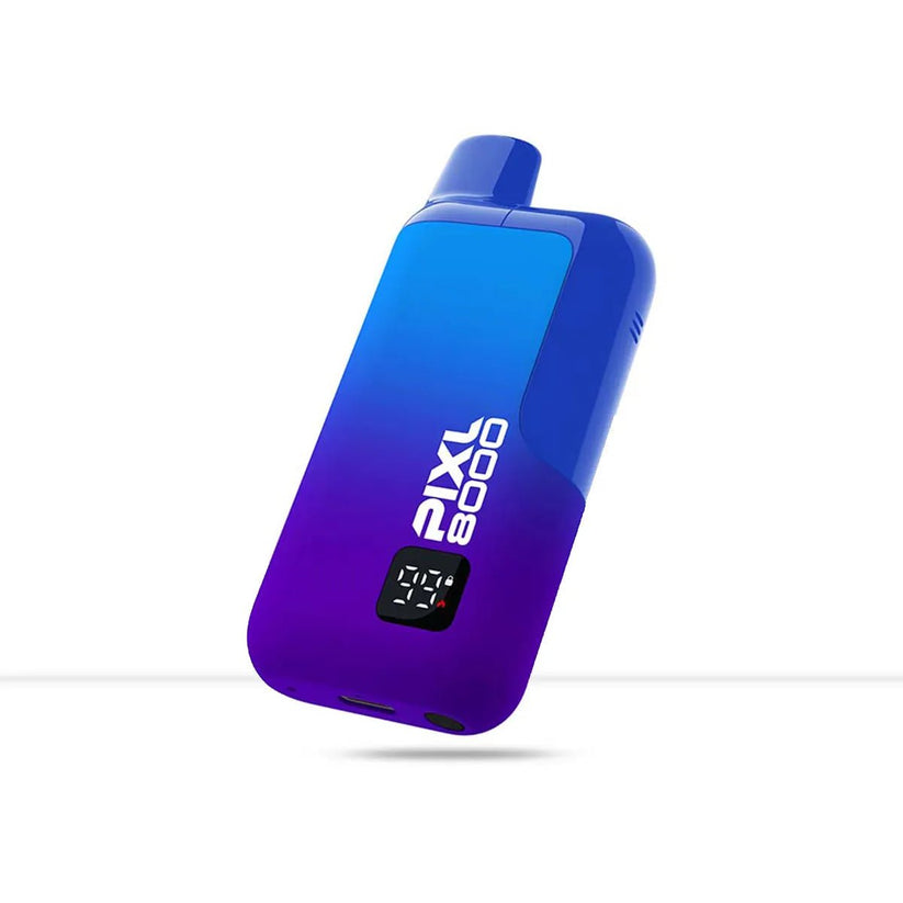 Pixl 8000 Prefilled Pod Vape Kit | TPD-Compliant, USB-C, Up to 8000 Puffs - Blueberry Sour Razz-Cherry Ice-Blueberry Raspberry-Hawaiian Oasis-Pineapple Ice