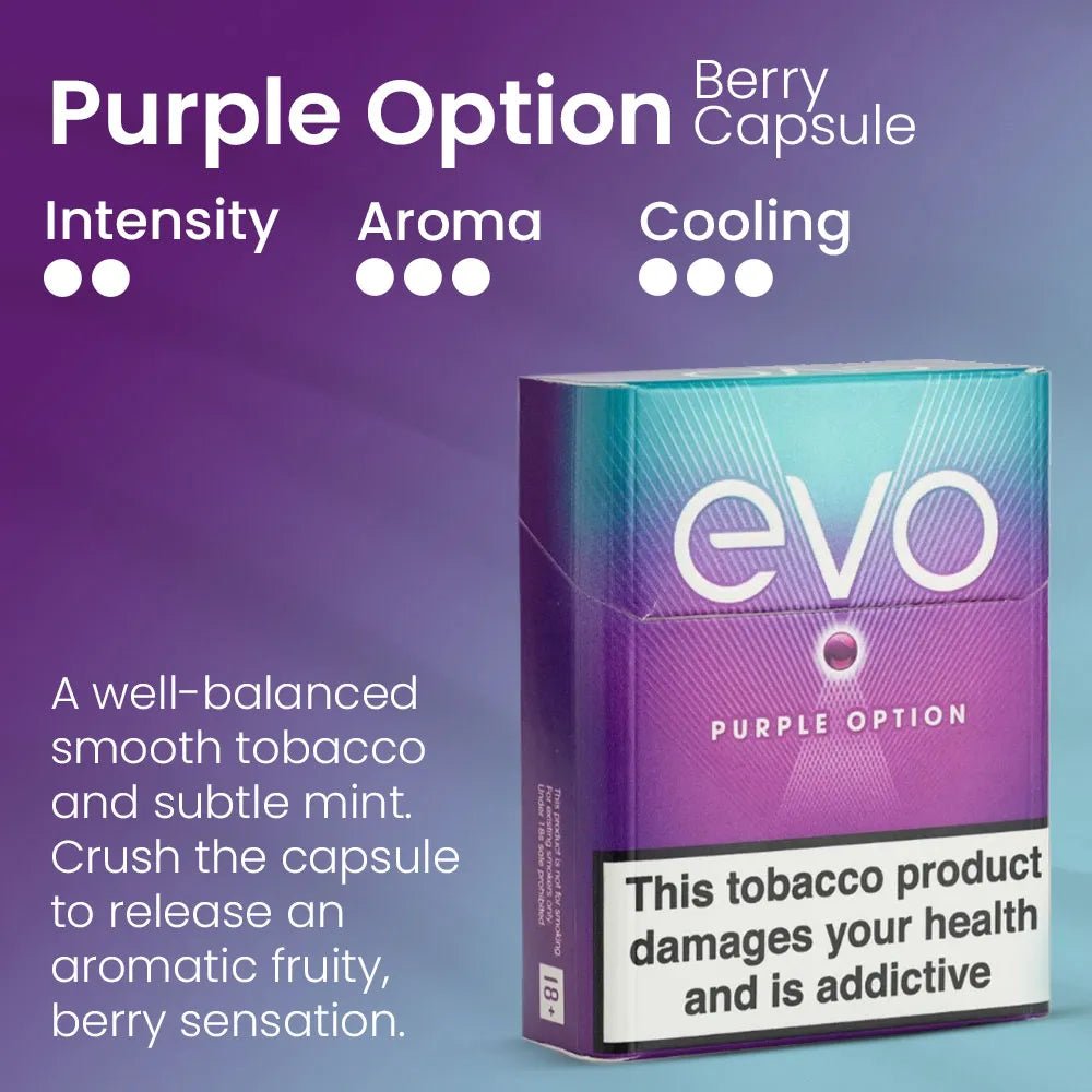 Ploom Evo Purple Option Tobacco Sticks - Ploom Evo Purple Option Tobacco Sticks
