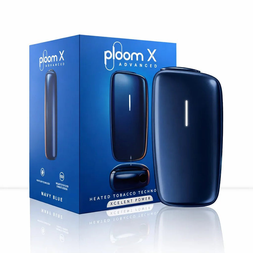 Ploom X Advanced Heated Tobacco Device | Buy Ploom X in the UK - Black-Navy Blue-Champagne Gold