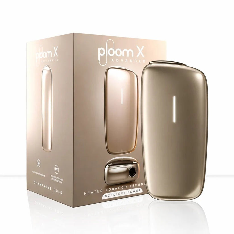 Ploom X Advanced Heated Tobacco Device | Buy Ploom X in the UK - Black-Navy Blue-Champagne Gold