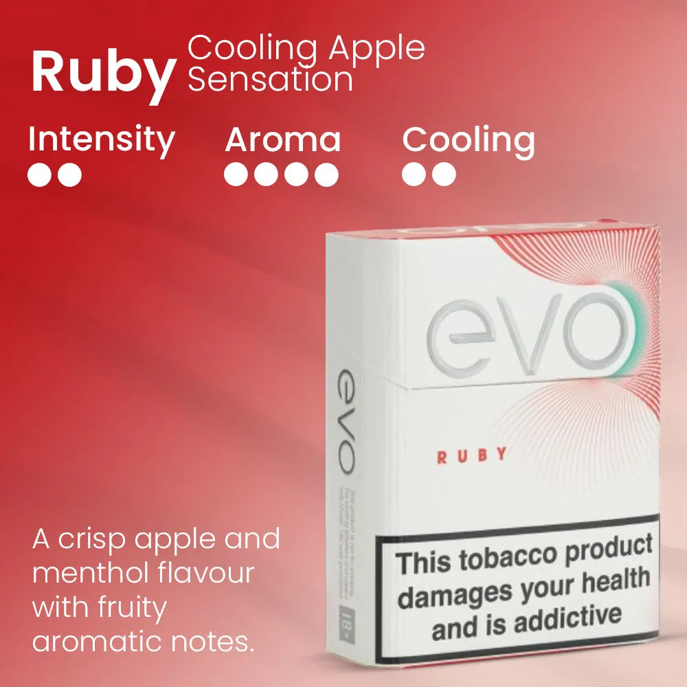 Ploom Evo Ruby Tobacco Sticks