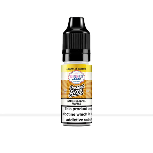 Dinner Lady Salted Caramel Waffle Nic Salt | Free Shipping - 10ml | 5mg-10ml | 10mg-10ml | 20mg