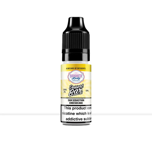 Dinner Lady Dessert Bar San Sebastian Cheesecake Nic Salt E-Liquid | Free Shipping - 10ml | 20mg
