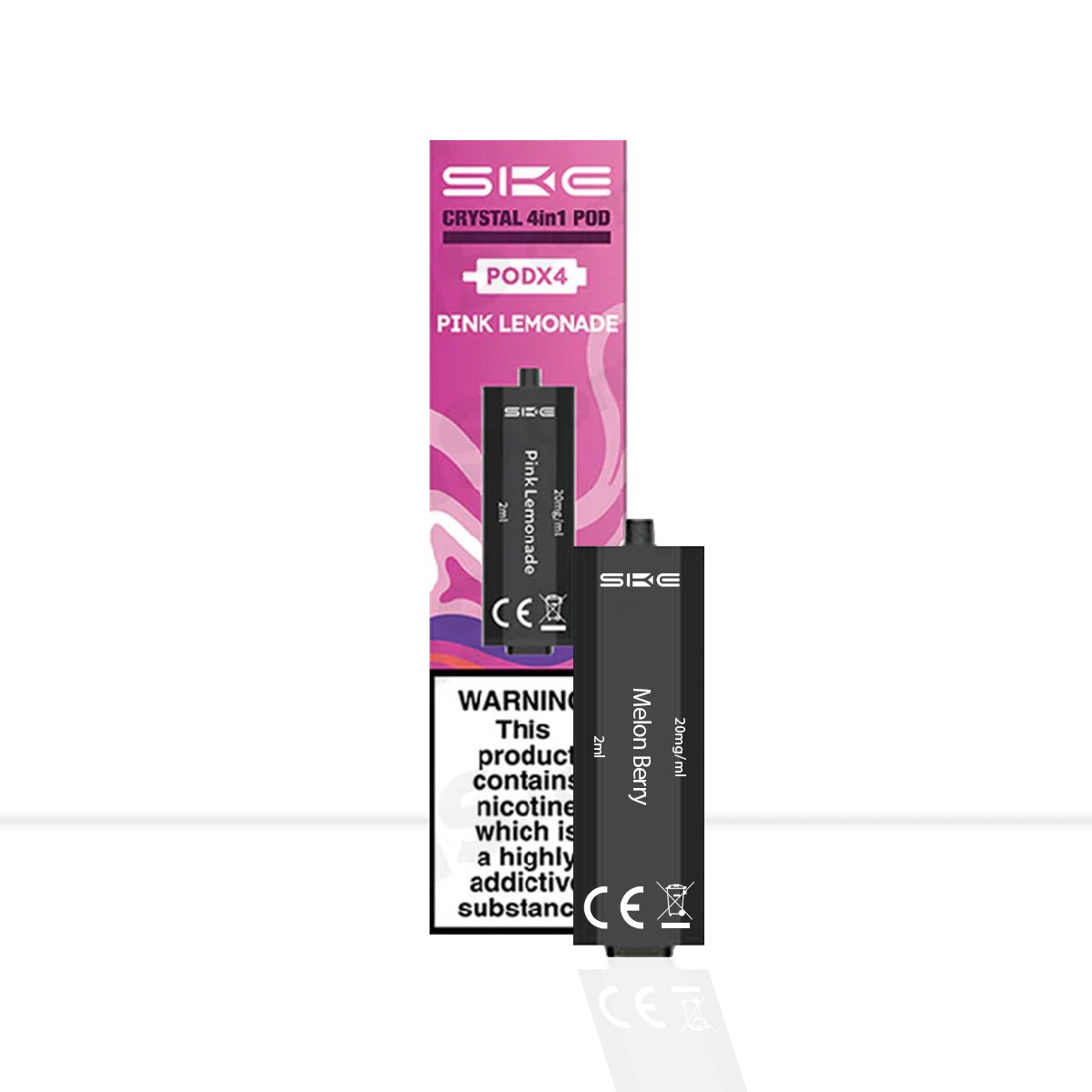 SKE Crystal 4in1 Pink Lemonade Vape Pods - SKE Crystal 4in1 Pink Lemonade Vape Pods