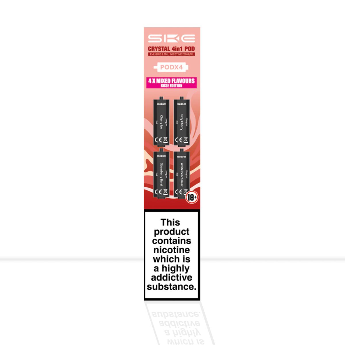 SKE Crystal 4In1 Rose Edition Vape Pods - SKE Crystal 4In1 Rose Edition Vape Pods