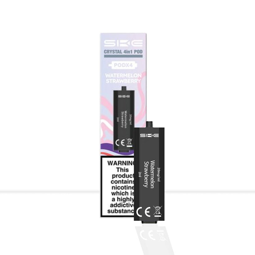 Buy SKE Crystal 4in1 Watermelon Strawberry Vape Pods | Free Shipping - Default Title