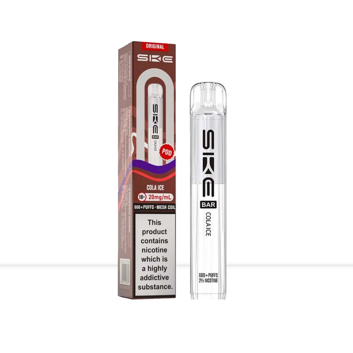 SKE Crystal Bar Cola Ice Prefilled Pods - SKE Crystal Bar Cola Ice Prefilled Pods
